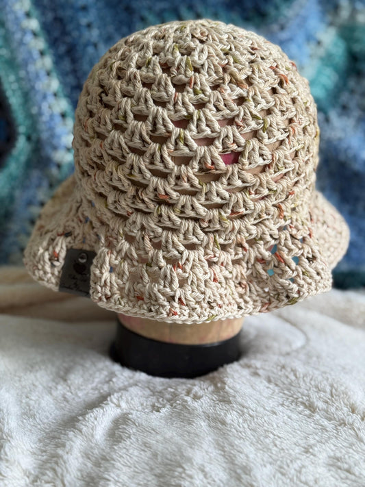 Custom Granny stitch bucket hat