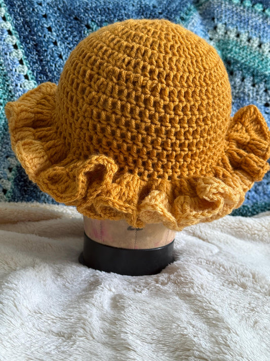 Ruffle beanie