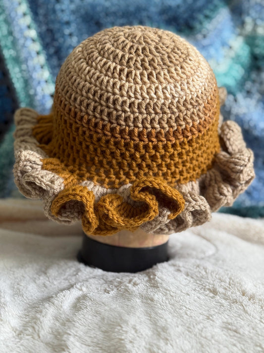 Ruffle beanie