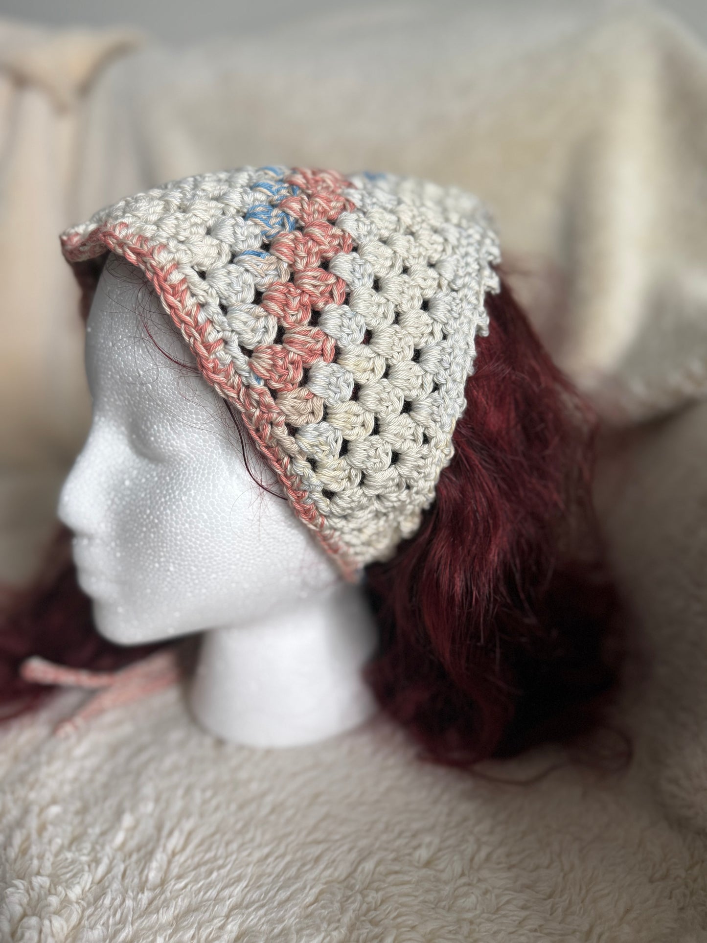 Granny stitch bandana