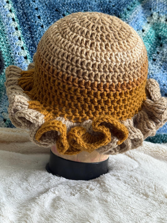 Ruffle beanie